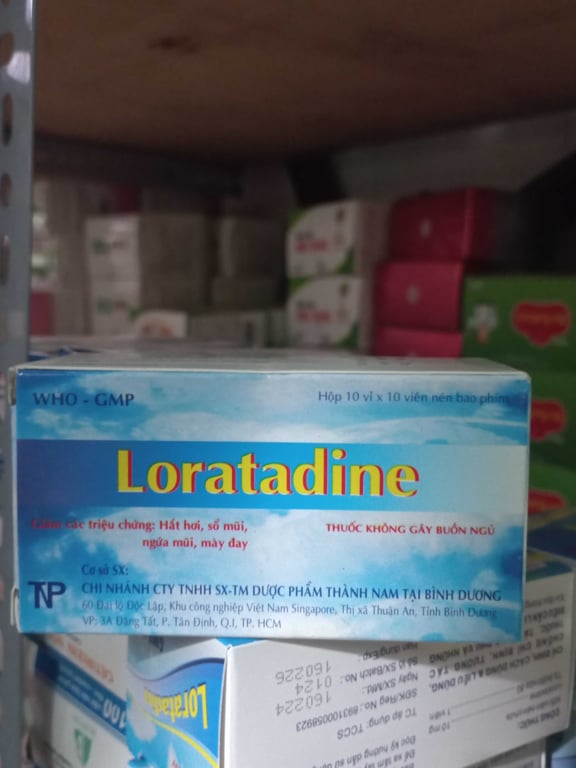 Loratadine thành nam h/100v