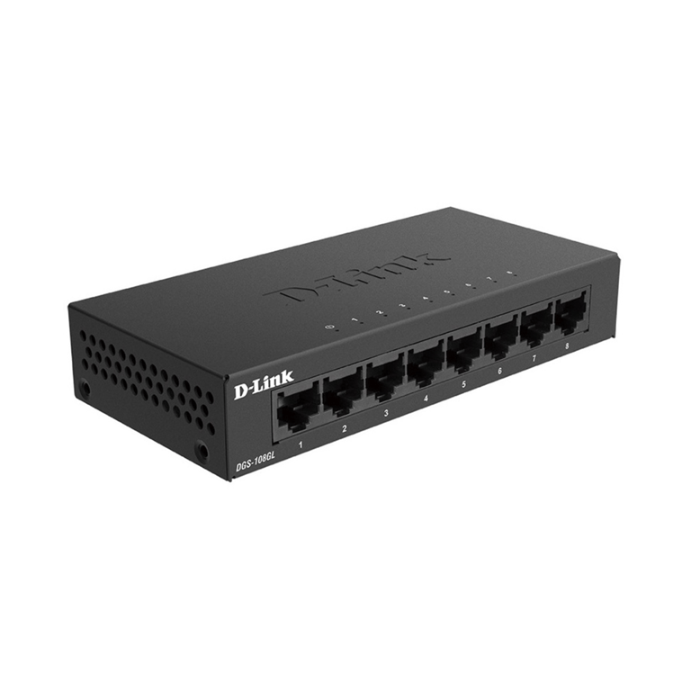 Thiết Bị Chia Mạng Dlink DGS-108GL (8 Port/ (10/ 100/ 1000Mbps))