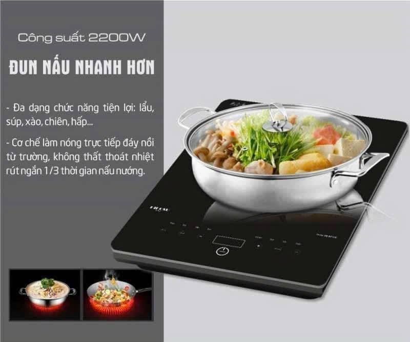 Bếp Từ Đơn Dùng Điện 2200W KIDOSU