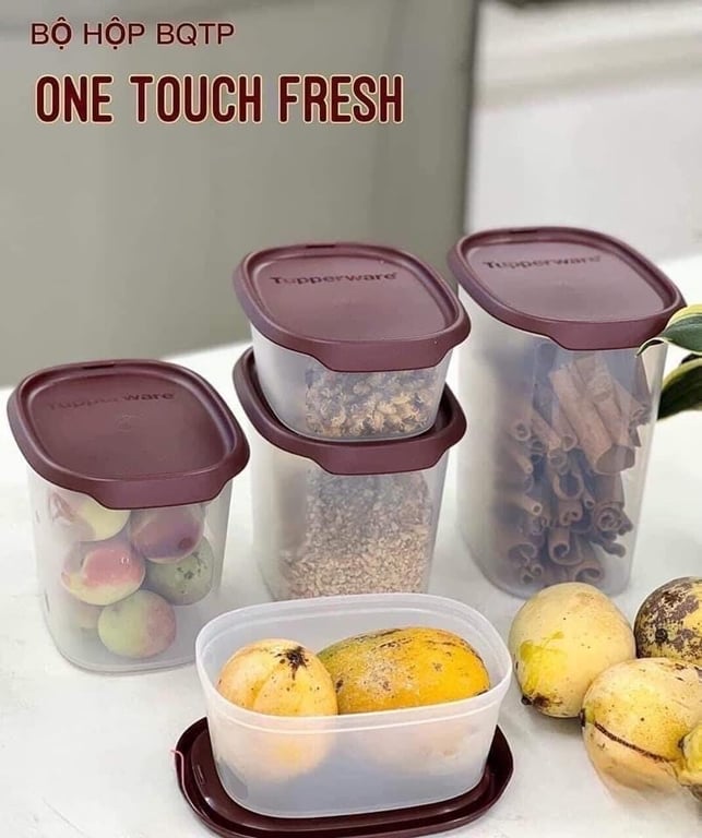 SET 5 hộp tupp ONE TOUCH FRESH