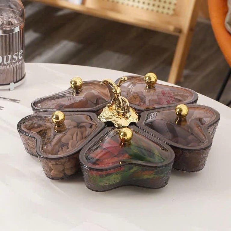 KHAY MỨT TRÁI TIM 5 NGĂN XÁM KHÓI