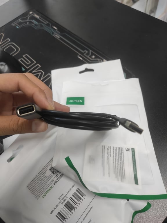 Cáp USB 2.0 Nối Dài 2M Ugreen 10316 Cao Cấp Chính Hãng