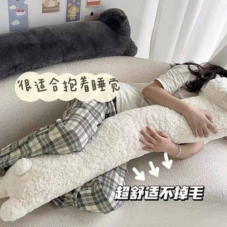 Thỏ trắng ôm bao phê 110cm