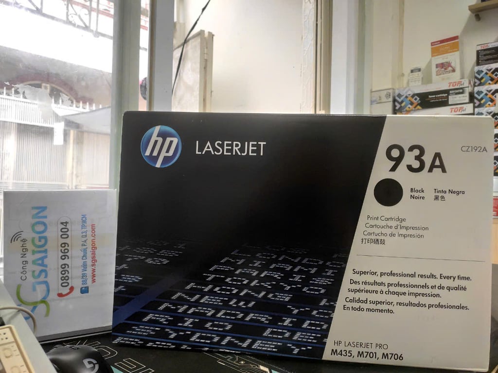 Mực in HP 93A Black Original LaserJet Toner Cartridge (CZ192A)