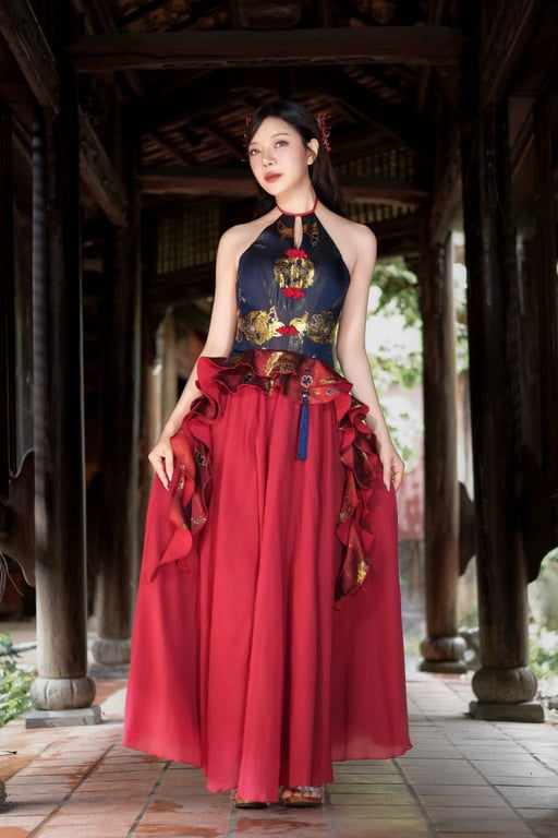 Flexy - Set Yếm Lam Uyên S/M/L/XL