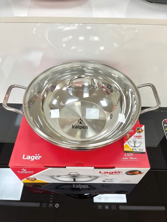 CHẢO XÀO INOX 5 LỚP KALPEN LAGER LX28