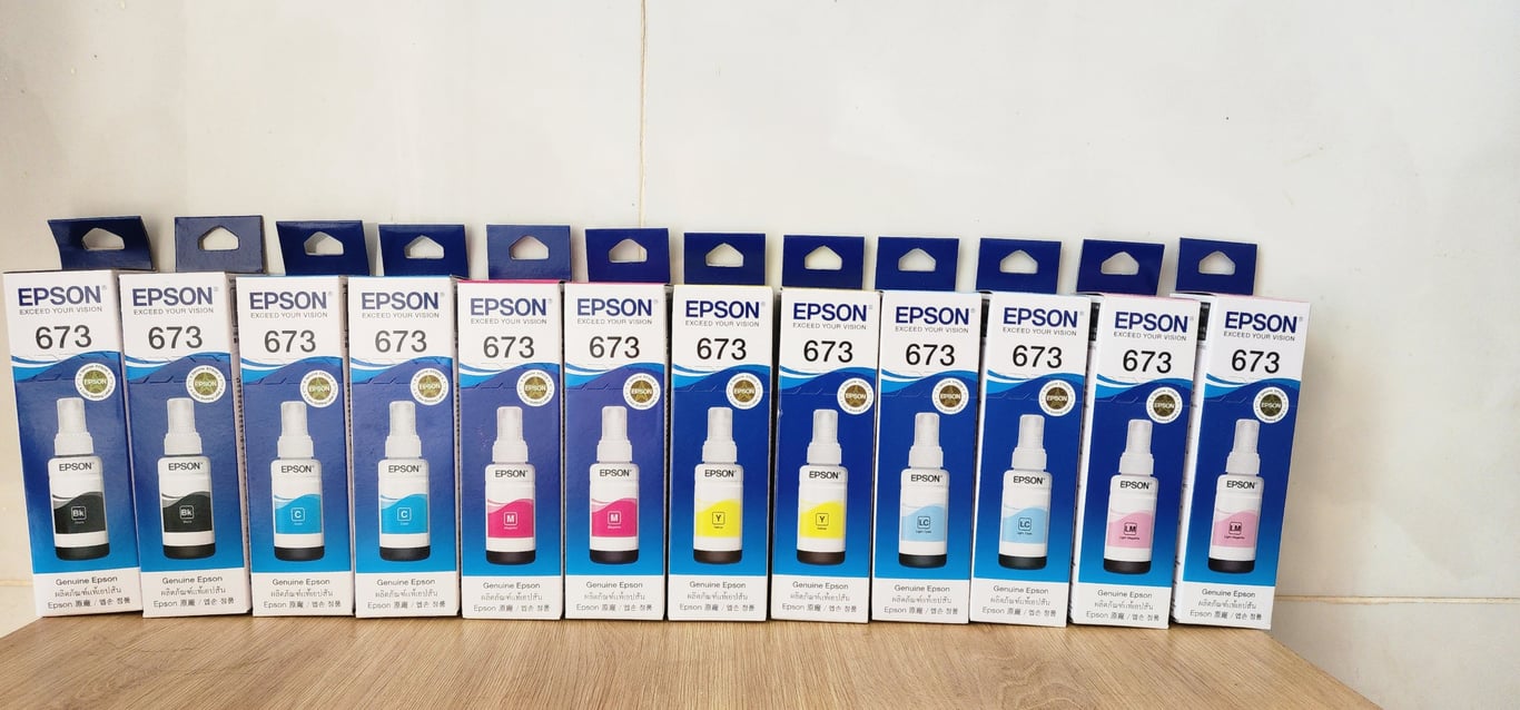 Mực In EPSON 673 (C13T673600) - Màu Đỏ Nhạt