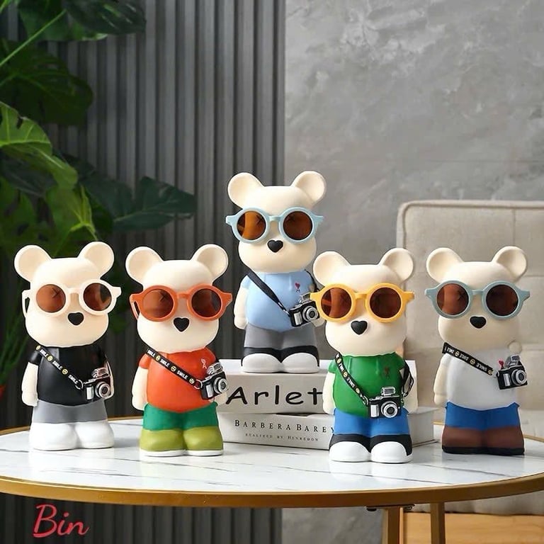 MÔ HÌNH GẤU BEAR BRICK ĐÁNG YÊU