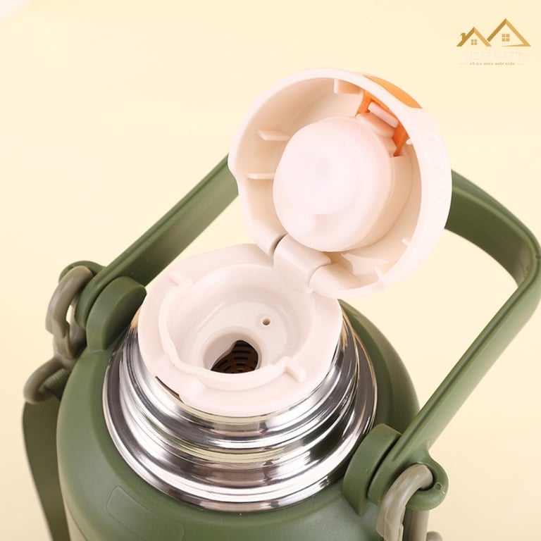 BÌNH GIỮ NHIỆT 1200ML MTU61 CÓ QUAI ĐEO CHÉO TIỆN LỢI