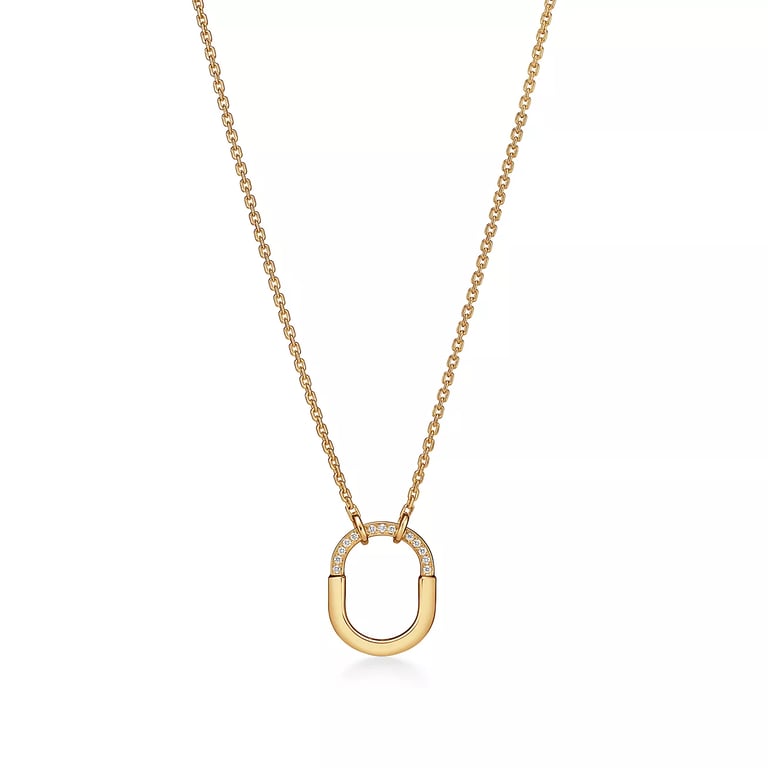 Tiffany Lock Small Pendant 001