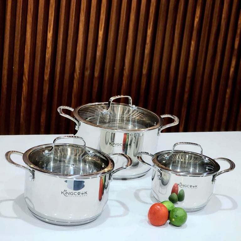 Bộ nồi inox 5 đáy Kingcook