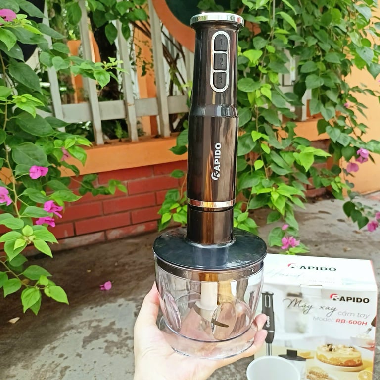 Máy xay cầm tay đa năng Rapido RB-600H