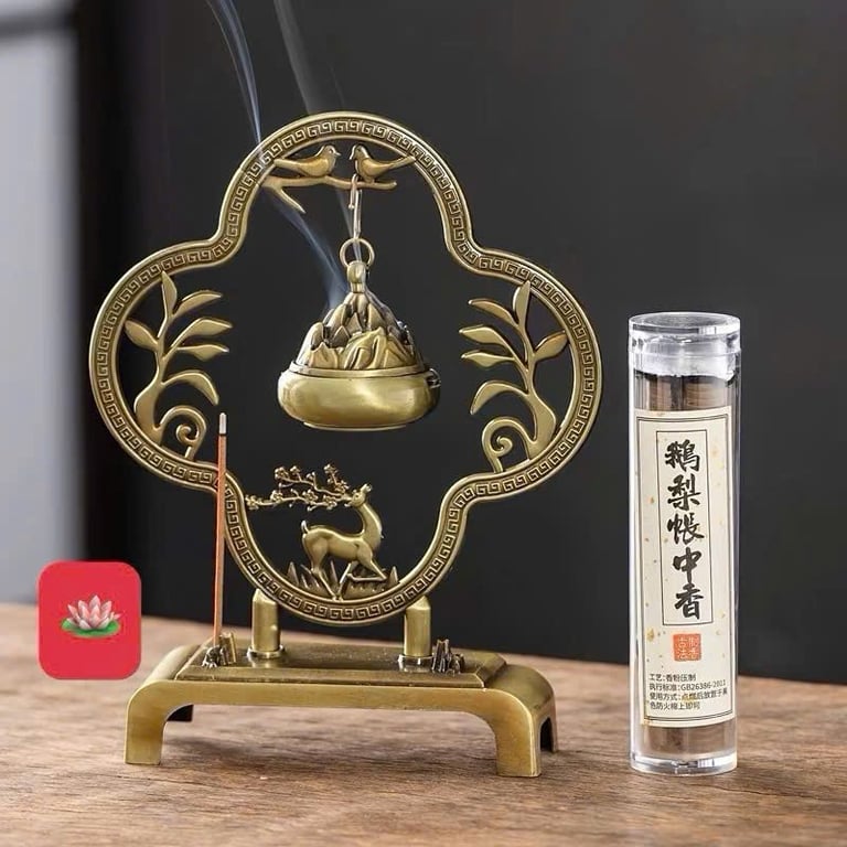 Lư Đốt Nhang Trầm Hương , Xông Nụ Trầm