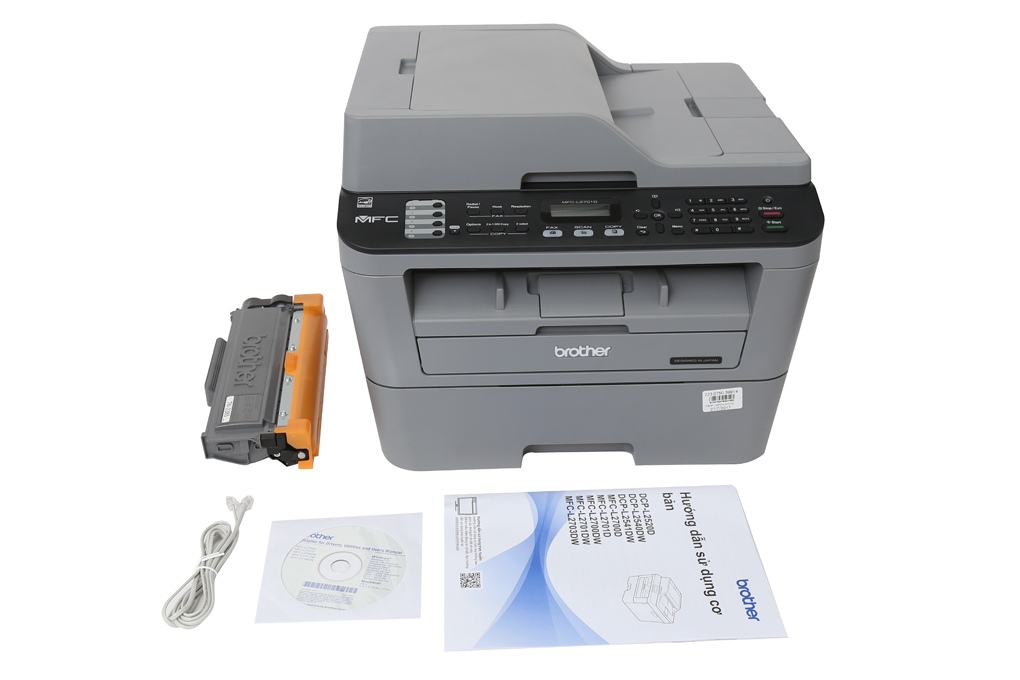 Máy In Laser Trắng Đen Đa Năng Brother MFC-L2701D - Hàng Chính Hãng