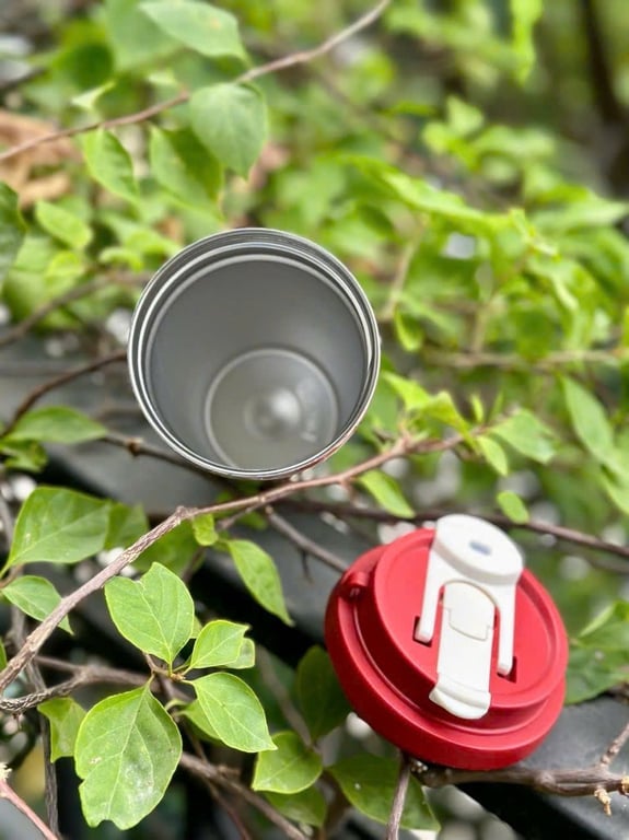 Bình Nước Giữ Nhiệt Inox 316 Mẫu Hoa Hồng 530ml 🌹