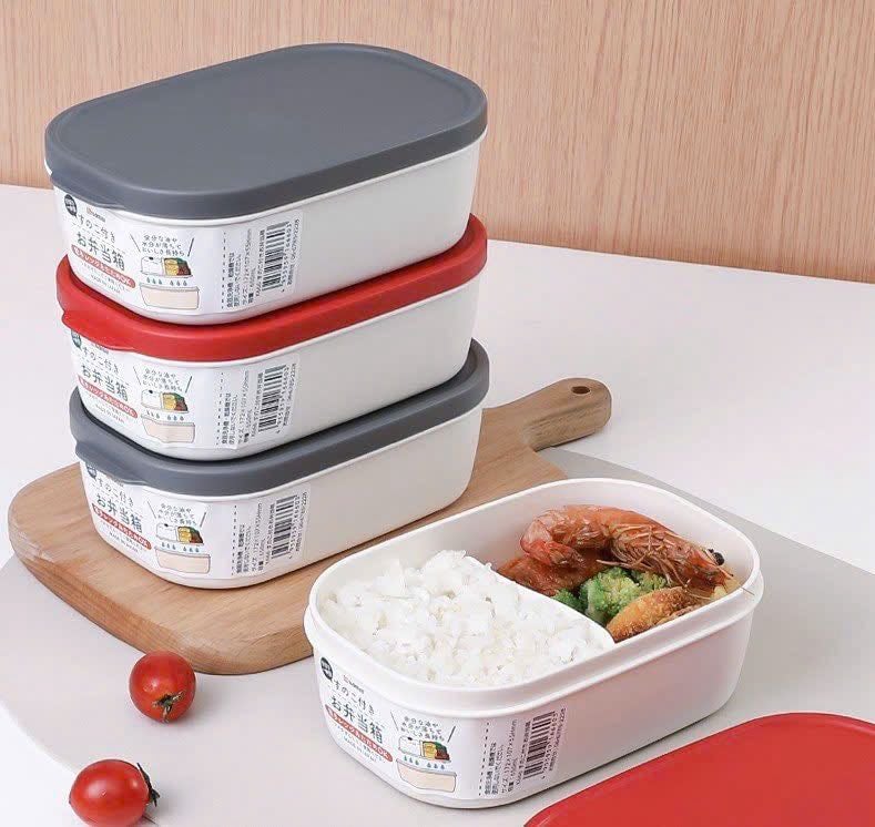 Set 4 Hộp đựng thực phẩm 2 lớp, chia 2 ngăn NAKAYA❤️
