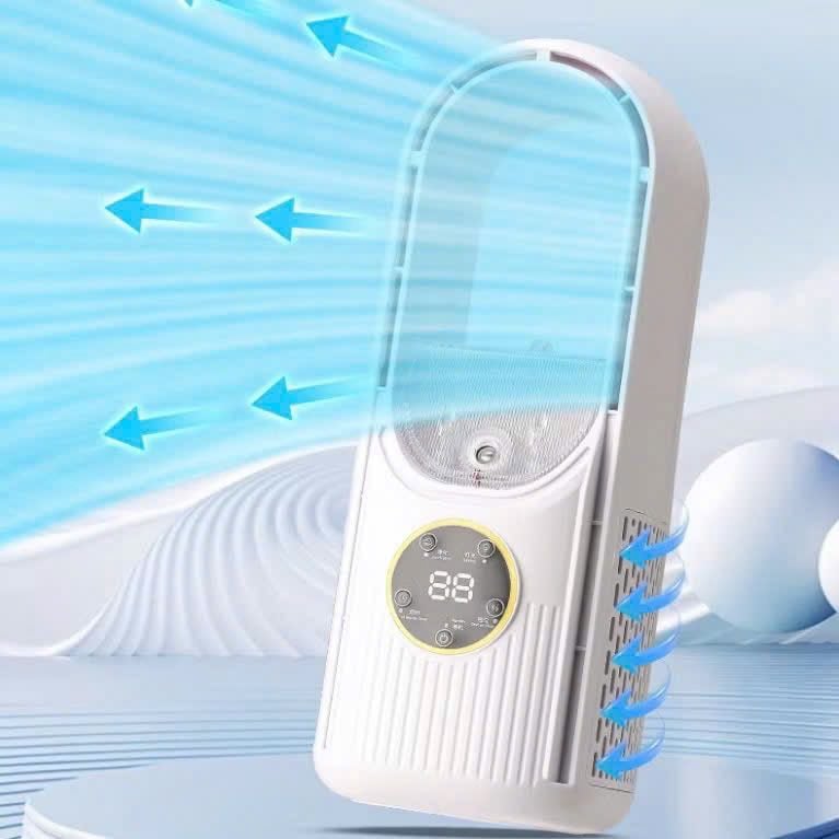 QUẠT ĐIỀU HÒA PHUN SƯƠNG MINI KHÔNG CÁNH