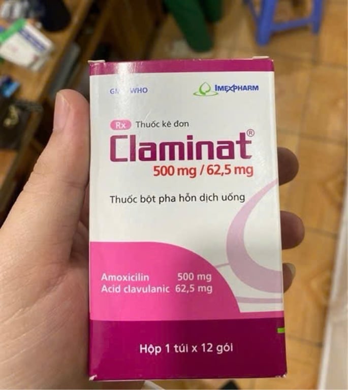 Claminat 500/62,5 h/12 gói