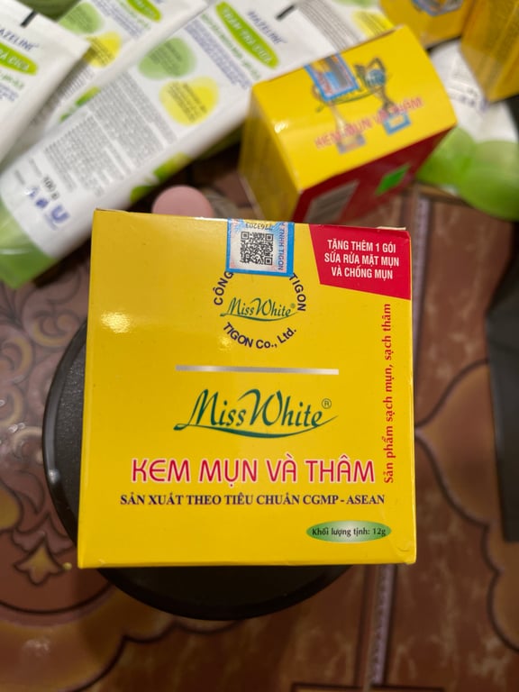 Kem misswhite nghệ 12g