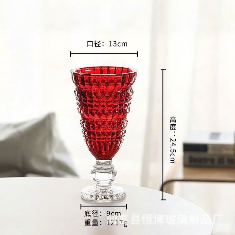 Set 2  BÌNH HOA THUỶ TINH