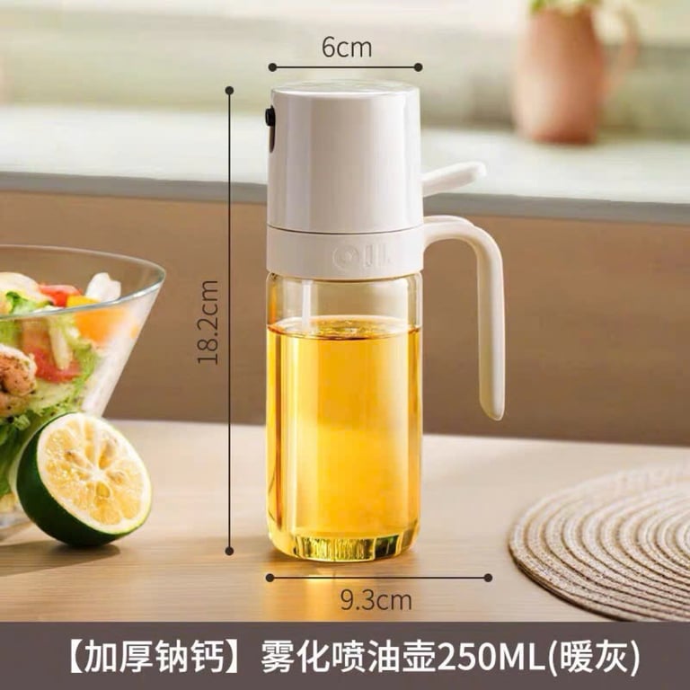 BÌNH THỦY TINH XỊT DẦU ĂN 250ml