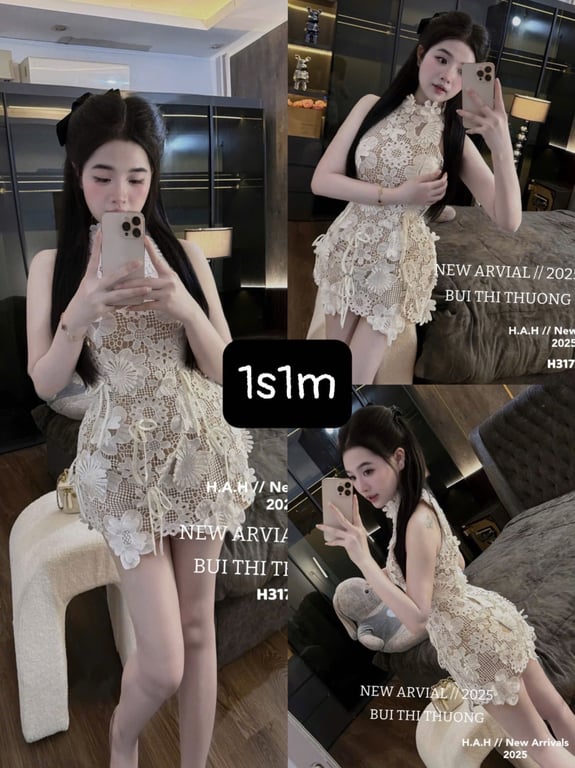 Yếm ren hoa