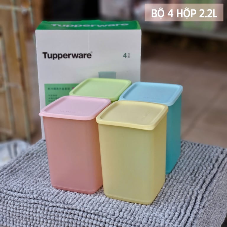 SET 4 HỘP TUPP MÁT CAO 2.2L