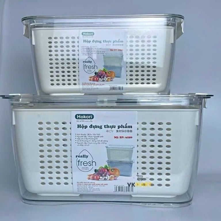 Set 2 rổ tách nước