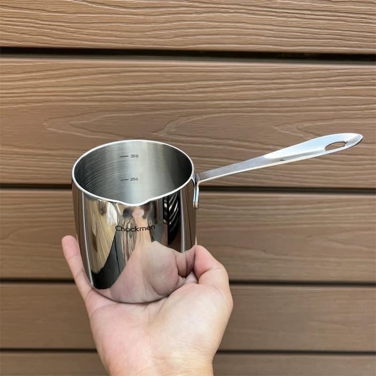 Nồi cán dài đựng sốt, cà phê Chockmen 7.3cm 350ml