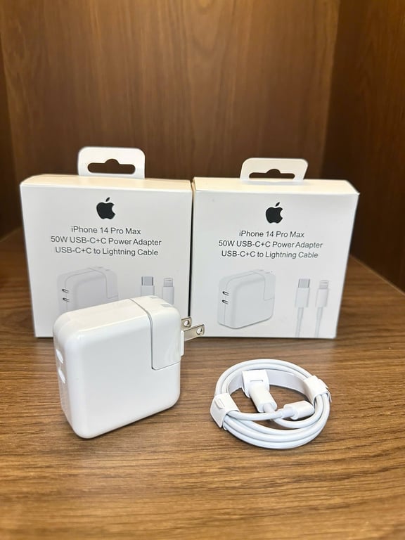 Bộ sạc nhanh 50W cho 14 Pro Max – chuẩn USA
