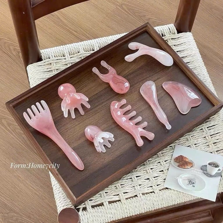 Set 8 món mát xa thạch anh