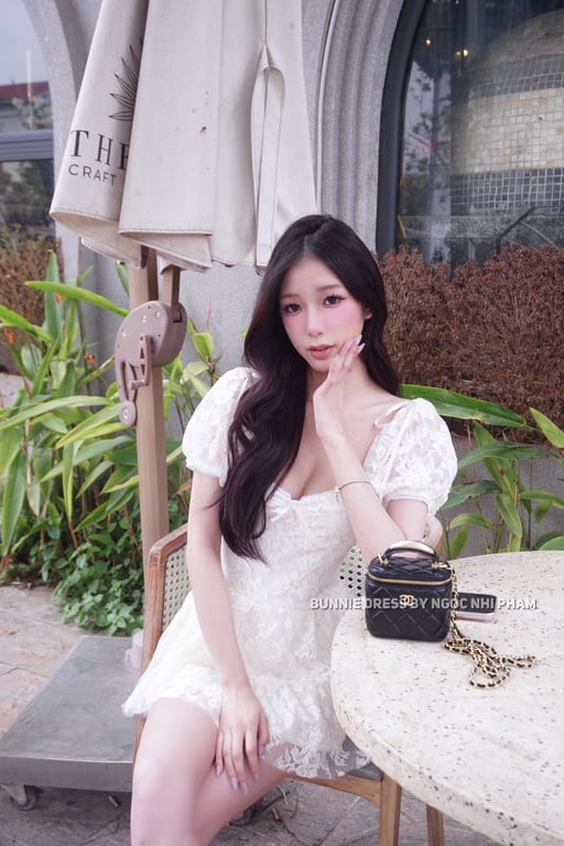 A152- váy tay bồng TBB