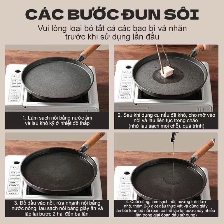 chảo gang sz 26cm
