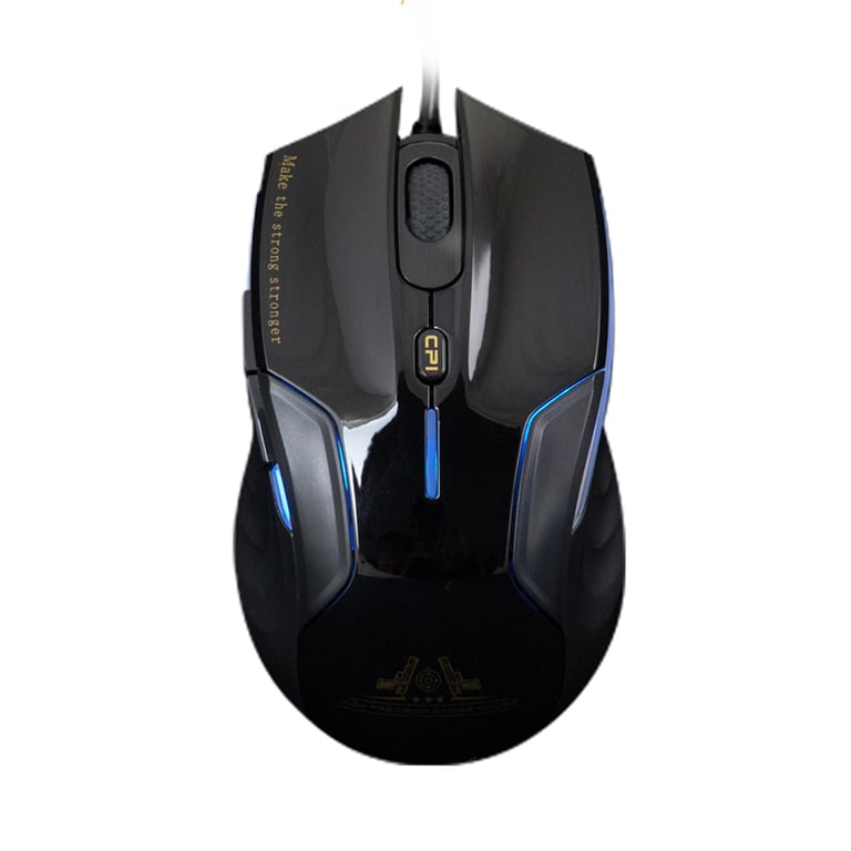 Chuột Có Dây Gaming NEWMEN N5000S Black (LED, Silent switch )