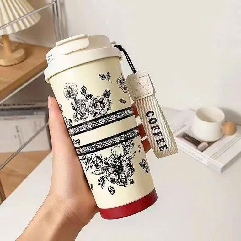 CỐC GIỮ NHIỆT HOA MẪU NEW