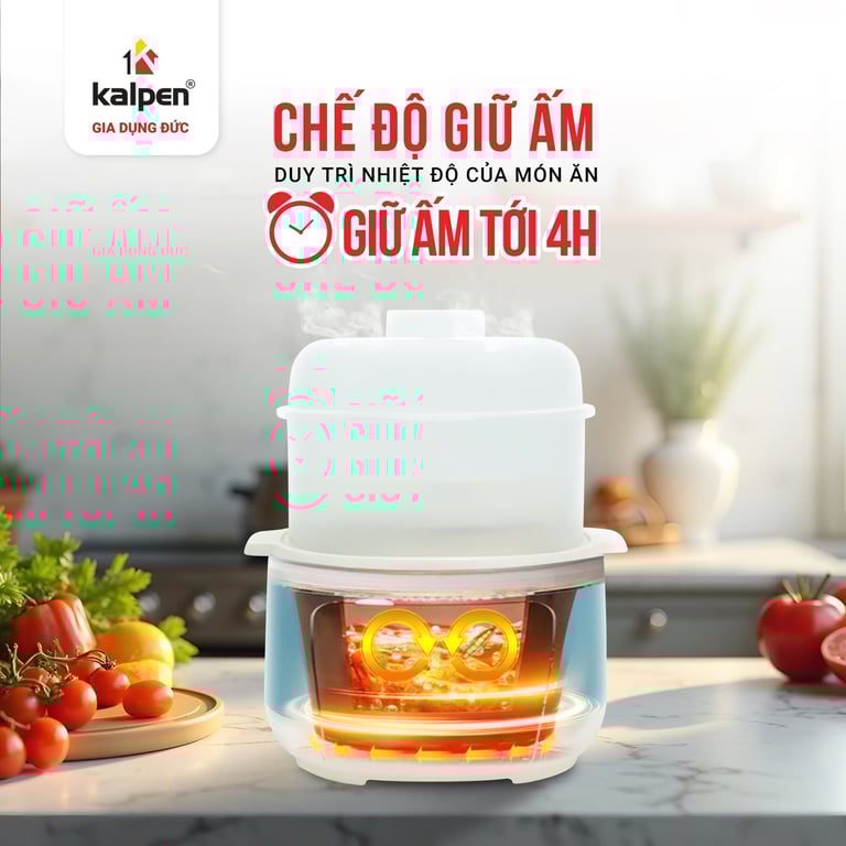 NỒI NẤU CHẬM KALPEN SK2 DUNG TÍCH 1L