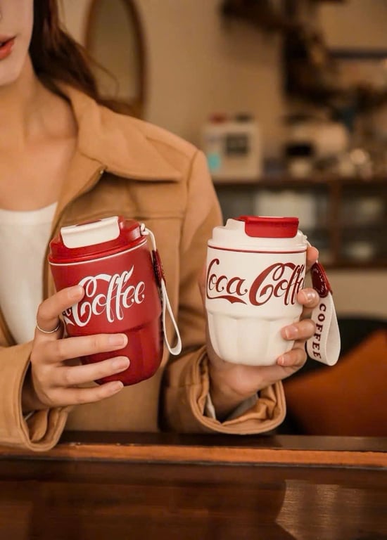 Cốc giữ nhiệt phiên bản coca-cola 320ml