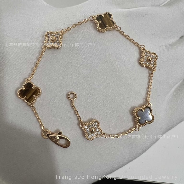 Lắc tay Van Cleef mini 9mm - U5