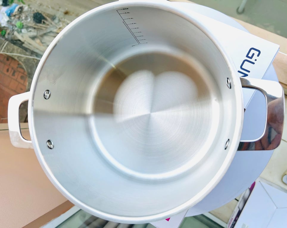 NỒI INOX 18/10 NGUYÊN KHỐI GUME SIZE 18CM/20CM/26CM