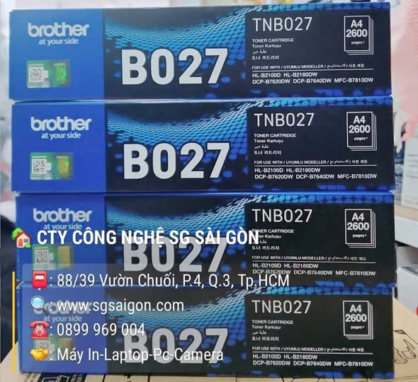 Hộp Mực In Brother TN B027 - Chính Hãng