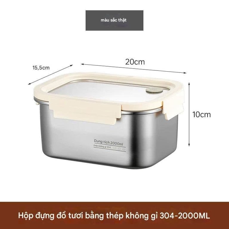 Hộp đựng thực phẩm inox 304 - RK831