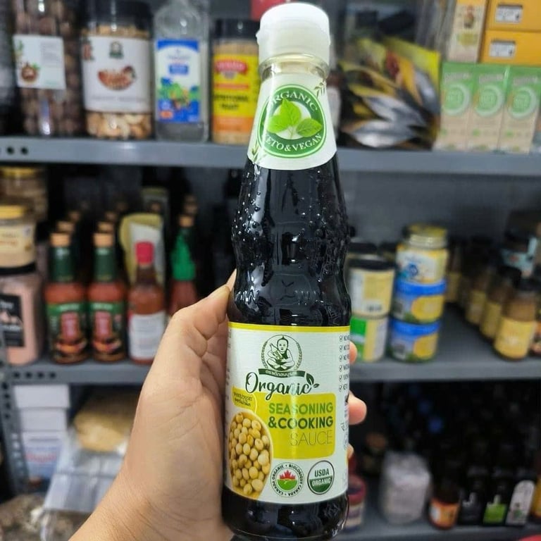 NƯỚC TƯƠNG ĐẬU NÀNH HỮU CƠ THÁI LAN 300ML