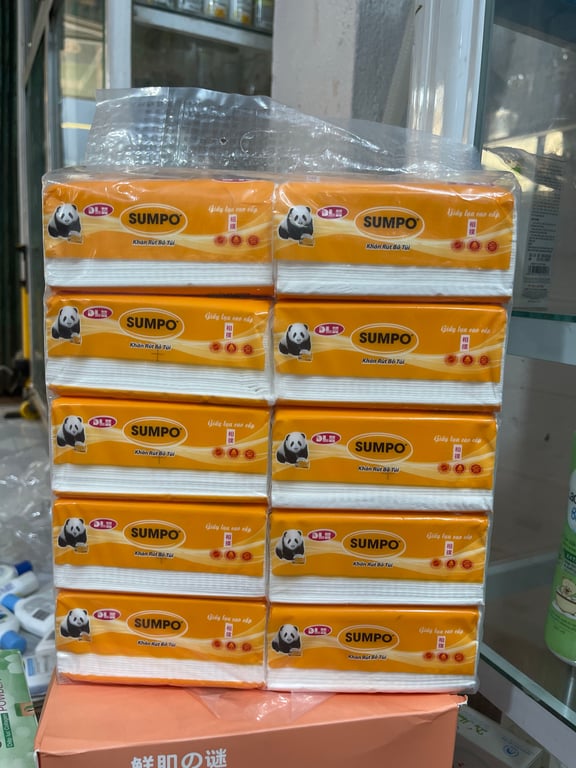 Giấy túi nhỏ sumpo túi 10 gói