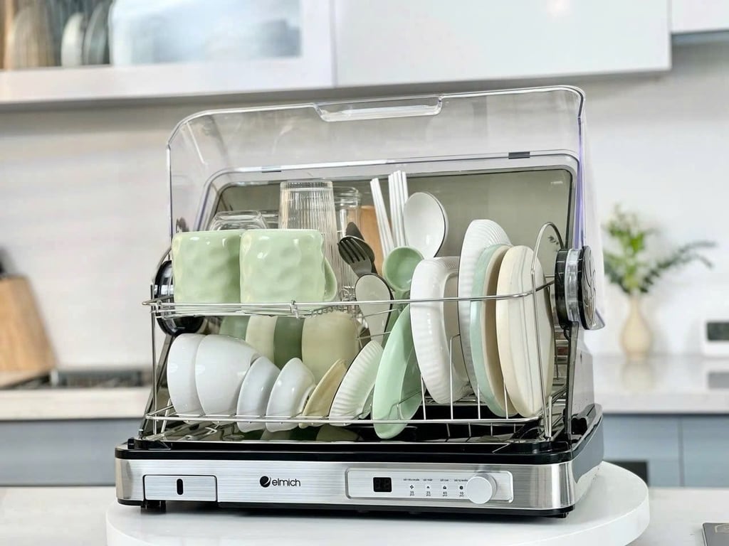 máy sấy bát  Elmich 3907