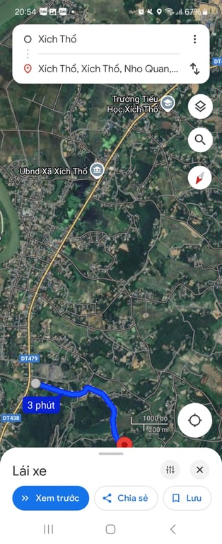 lô góc gần 1400m2 có 380m thổ cư tại Xích Thổ, Nho Quan, Ninh Bình