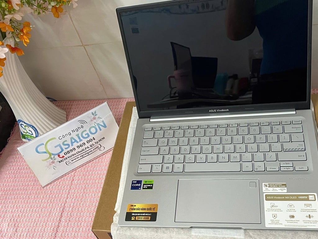 Laptop Asus Vivobook Pro K3405VC-KM070W (i9 13900H/ 16GB/ 512GB SSD/ RTX 3050 4GB/ 14 inch 2.8K/Win11/ Silver)