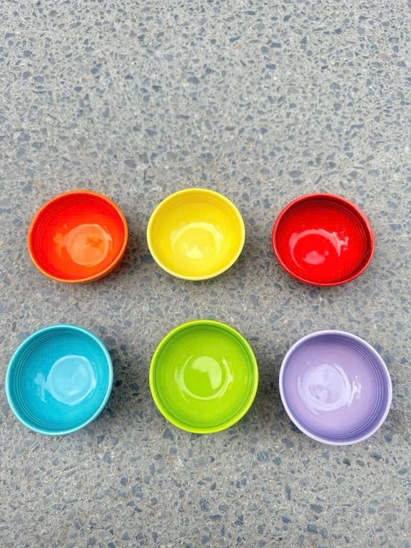 SET 6 BÁT CHẤM CẦU VỒNG LE CREUSET