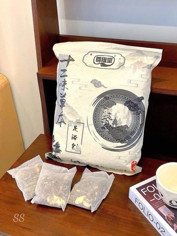 TÚI THẢO DƯỢC NGÂM CHÂN ĐÔNG Y