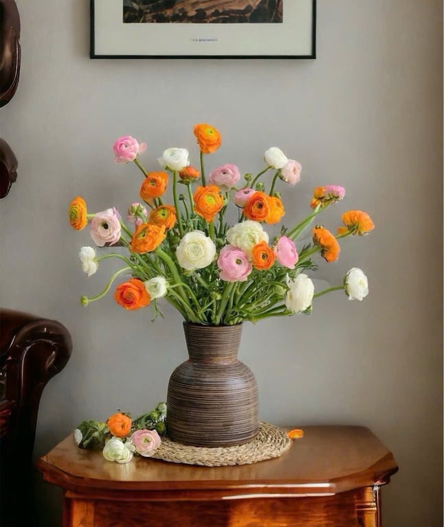 bình gốm Bát Tràng dáng đầm cao 23-31cm