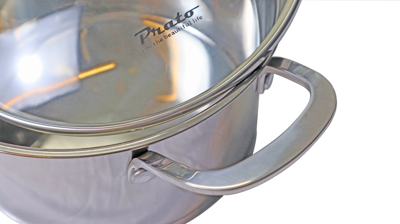 Bộ Nồi INOX 304 PRATO Luxury 1168 đáy từ 5 lớp